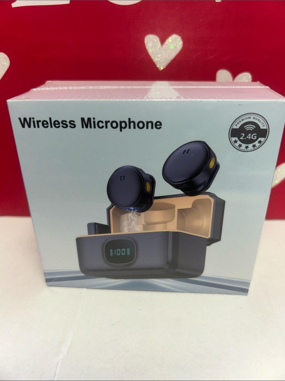 Wireless Earbuds with Charging Case - Black